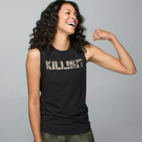 lululemon athletica Tops - Lululemon black killing it tank top